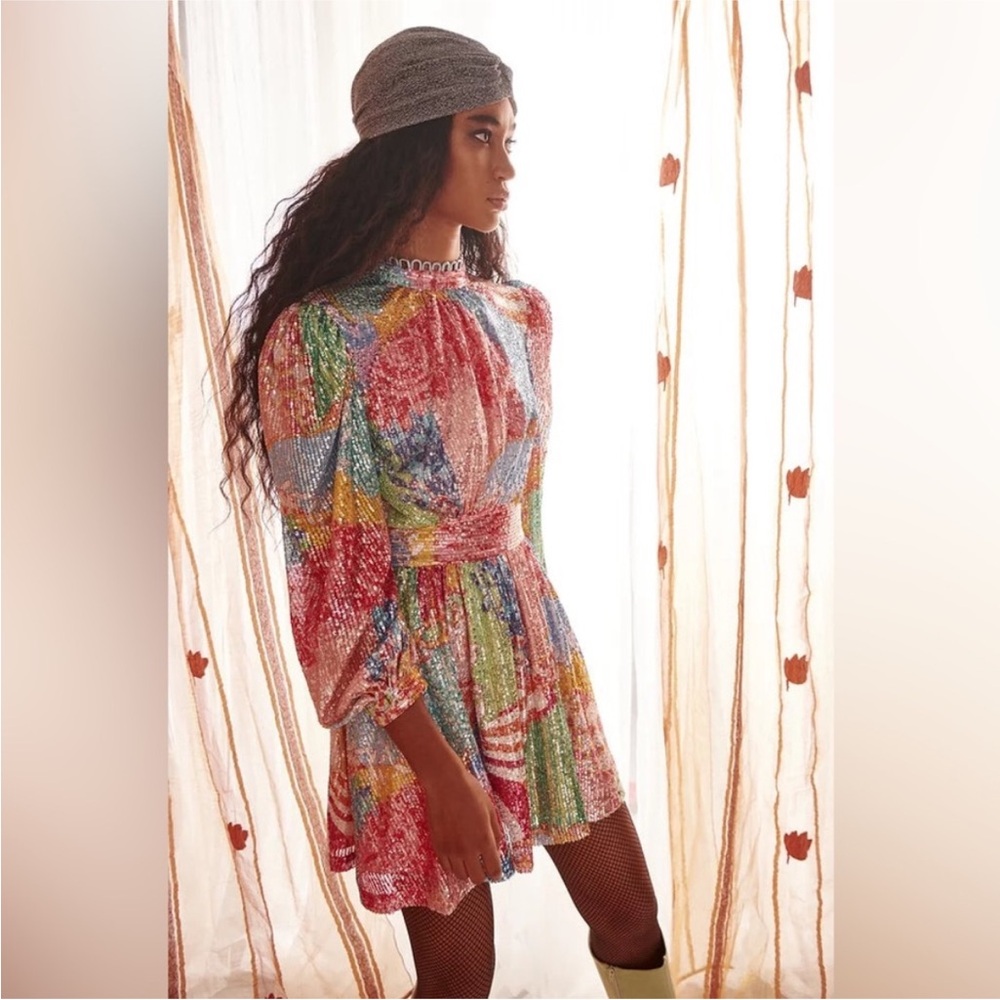CeliaB POPA Sequin MULTI COLOR MINI DRESS